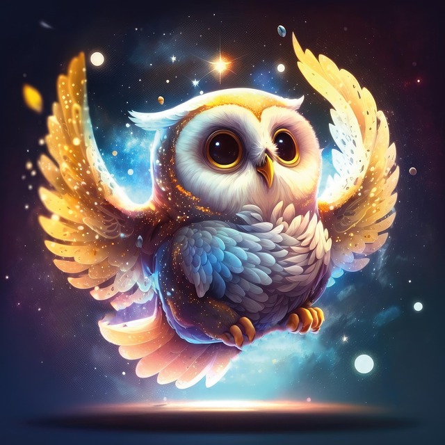 Free ai generated owl bird illustration
