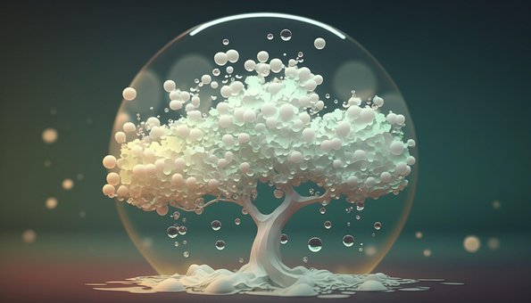Free Ai Generated Apple Tree illustration and picture