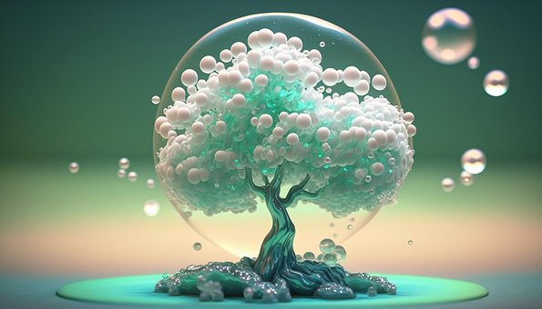 Free Ai Generated Bubble illustration and picture