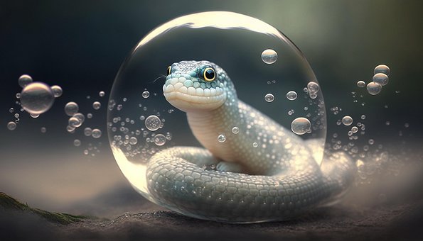 Free Snake Bubble illustration and picture