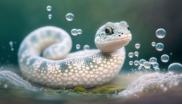 Free Snake Bubble illustration and picture