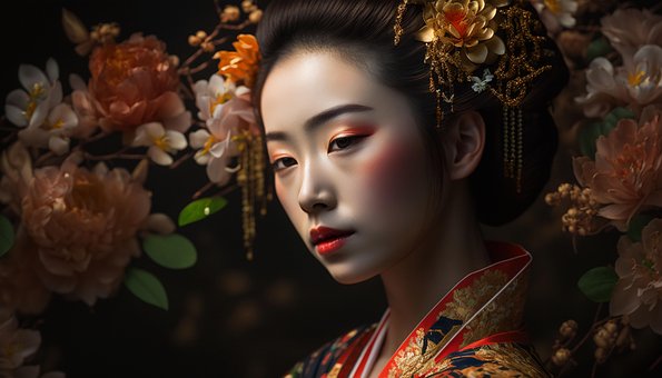 Free Woman Japanese illustration and picture