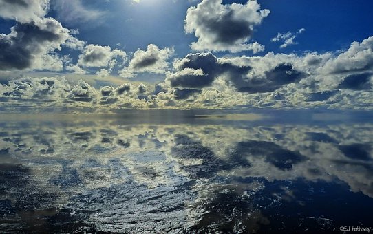 Reflexión, Pacífico, Oceano, Chile