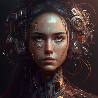 Ai Generiert, Frau, Roboter, Technologie