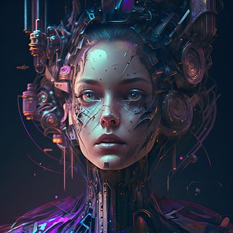 Ai Generiert, Frau, Roboter