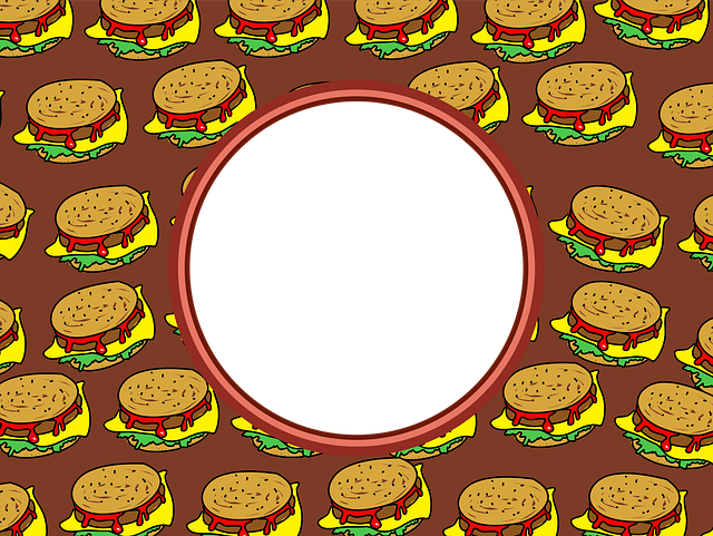 Free burger cheeseburger hamburger illustration