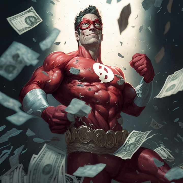 Download Superhero, Money, Hero. Royalty-Free Stock Illustration Image ...