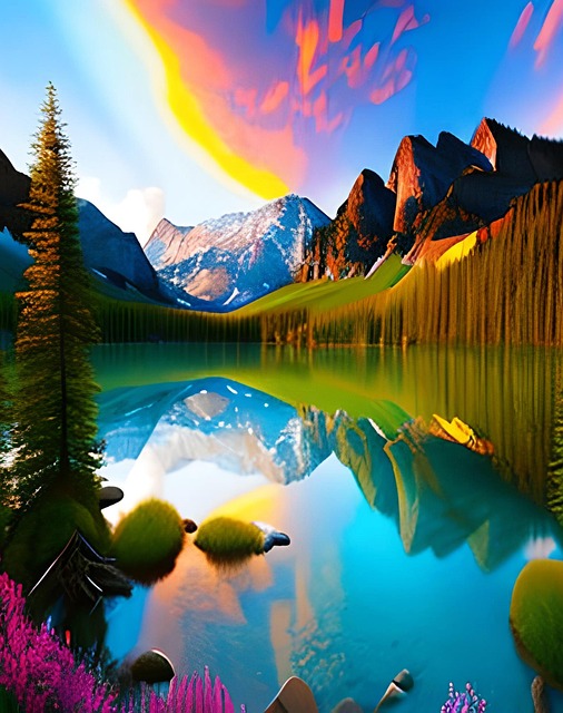 Free Landscape Abstract photo and picture