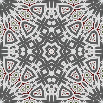 Caleidoscopio, Mandala, Cordón, Retro
