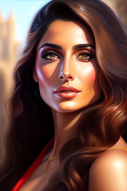 Free fantasy girl woman illustration