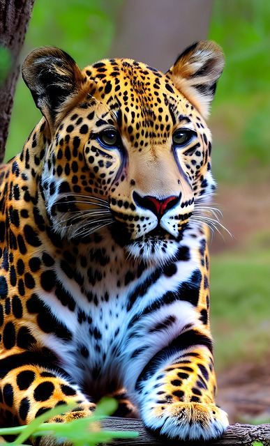 Free Ai Generated Leopard illustration and picture