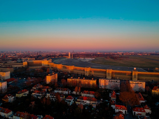 Free Airport Drone photo and picture