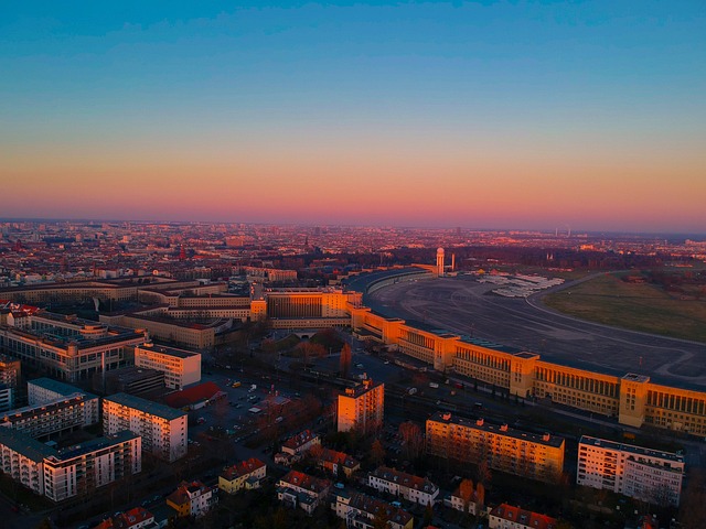 Free Airport Drone photo and picture