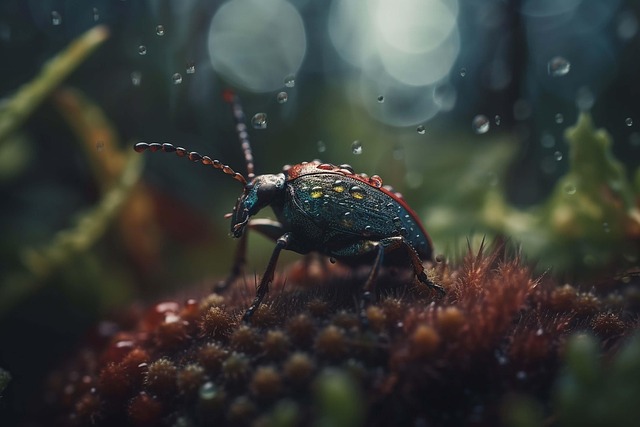Free ai generated nature beetle illustration