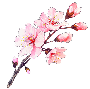 Sakura, Flores De Cerejeira, Flores