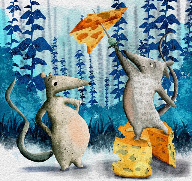 Free mice cheese nature illustration