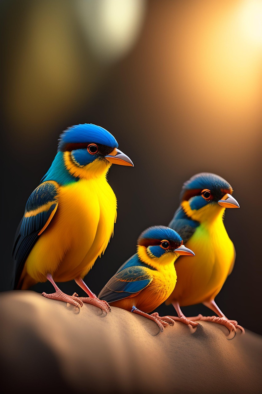 Download Ai Generated, Birds, Animals. Royalty-Free Stock Illustration