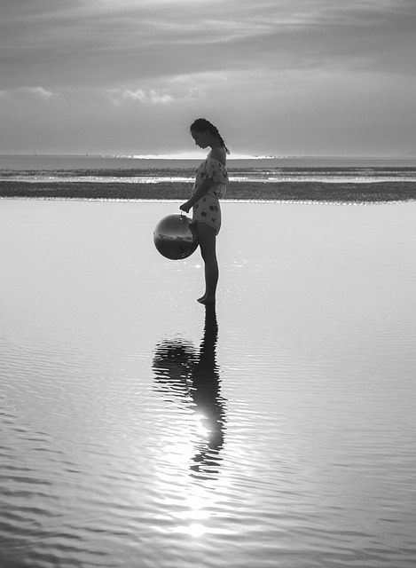Portret, Bw, Verdrietig, Mensen, Natuur