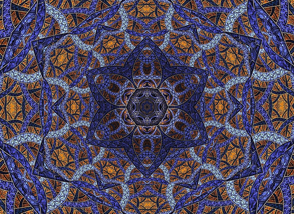 Download Rosette Kaleidoscope Mosaic Royalty-Free Stock Illustration ...