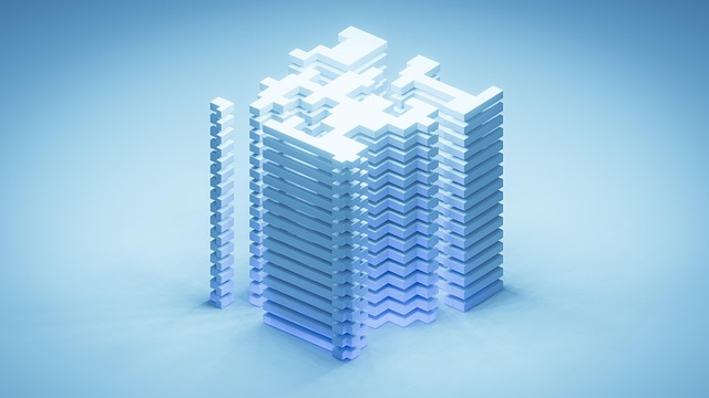 Free building modern abstract illustration