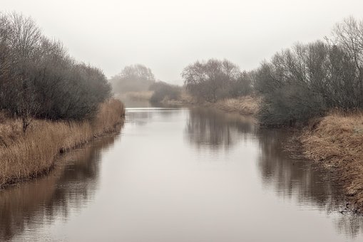 Margem Do Rio, Névoa, Fluxo