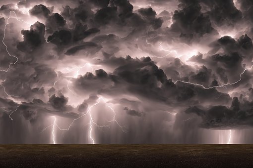 Ai Gerado, Trovoada, Céu, Raio