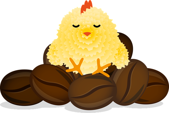 Ostern, Hähnchen, Frohe Ostern, Kaffee
