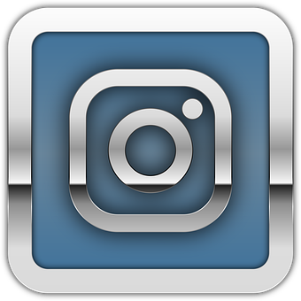 Ikon, Knap, Krom, Instagram, Social