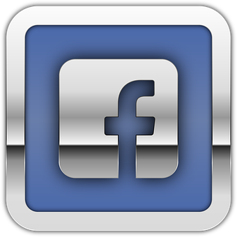 Ikon, Knap, Krom, Facebook, Internet