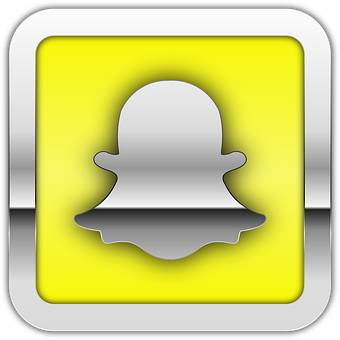 Ikon, Knap, Krom, Snap Chat, Internet