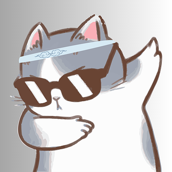 Katze, Tier, Karikatur, Niedlich