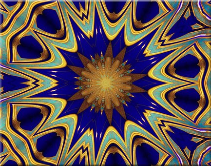 Stern, Blume, Kunst, 3D-Rendering