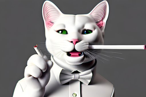 Free Cat Funny Cat illustration and picture