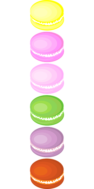 Free macarons french macaroons cookies vector