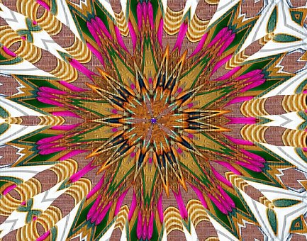 Abstrakt, Blume, Stern