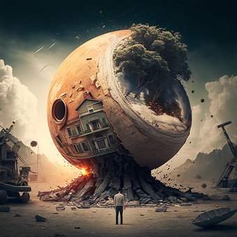 Katastrophe, Surreal, Fantasie, Traum