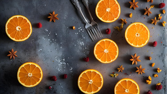 Früchte, Orangen, Snack, Gesund