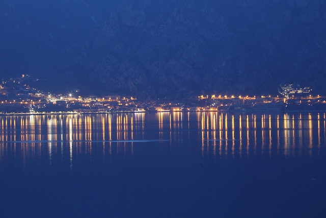 Nacht, Blauestunde, Gardasee, Stille