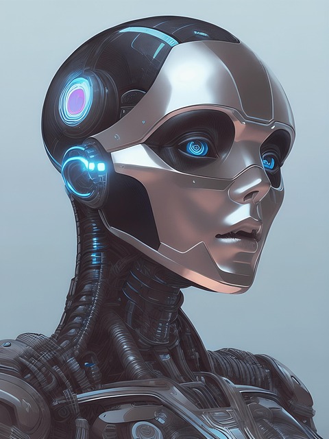 Free ai generated robot android illustration