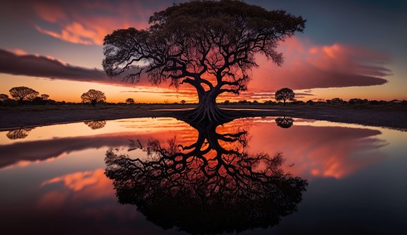 Free Ai Generated Tree illustration and picture