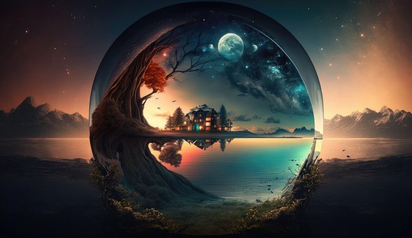 Free Ai Generated Moon illustration and picture