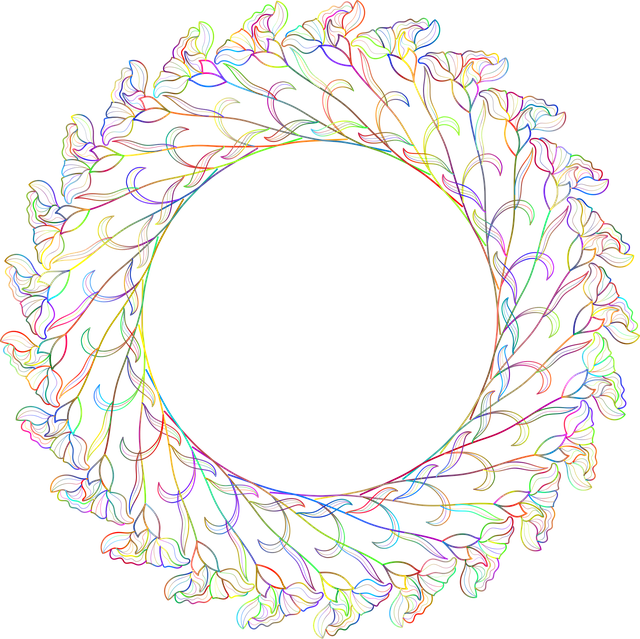 Free flowers colorful flowers floral frame vector