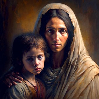 Jesus, Barn, Maria, Jomfru, Kærlighed