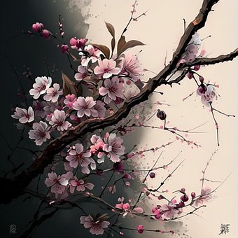 Free Cherry Blossoms Natural illustration and picture