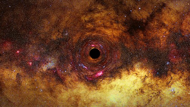 Free Black Hole Universe illustration and picture