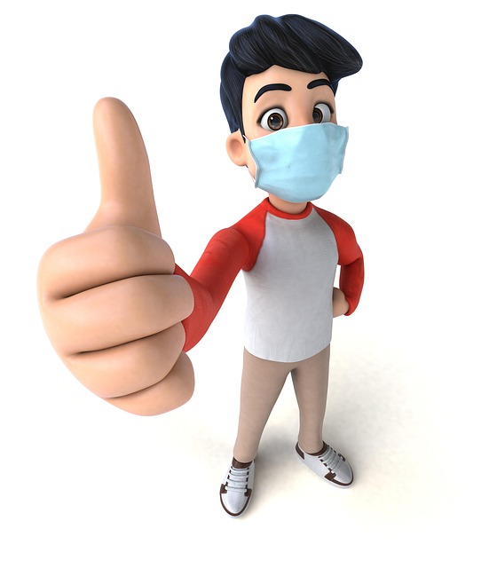 Free coronavirus mask corona illustration