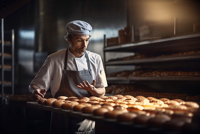 Free ai generated man baker illustration