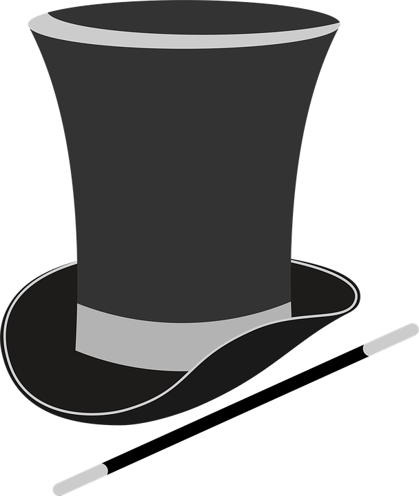 Top Hat Graphics Free vector graphic on Pixabay