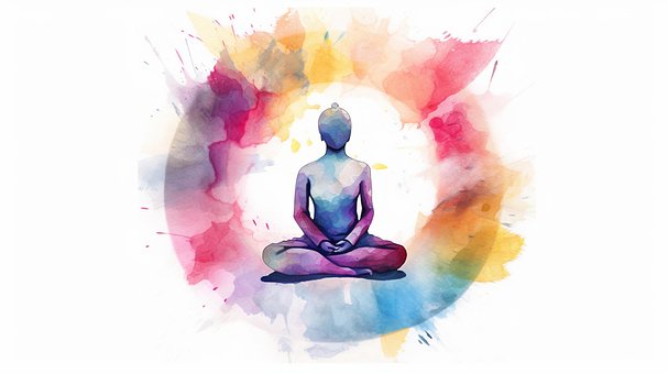 Free Ai Generated Meditation illustration and picture