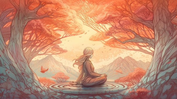 Free Meditation Breath illustration and picture
